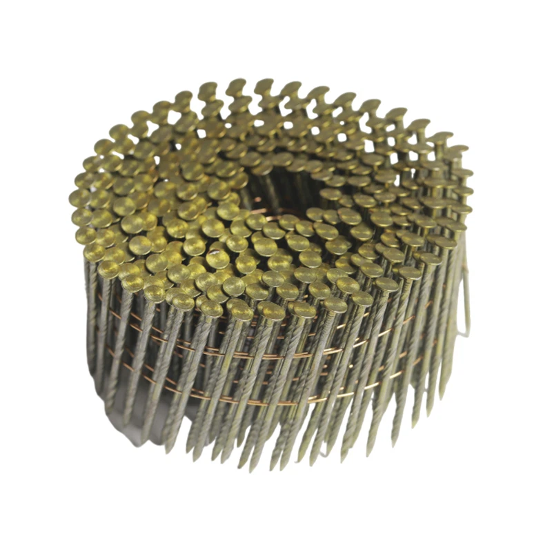 Diamond Point Screw Shank Coil Nails Diamond Point Screw Shank Coil Nails